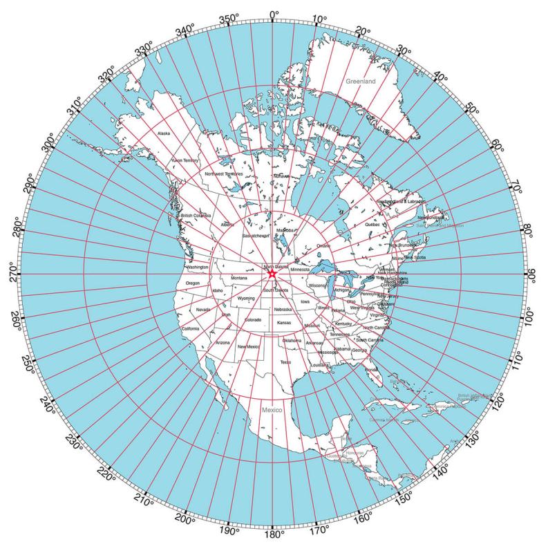 Azimuthal Map