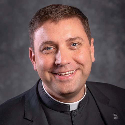 Headshot of University of Mary President Monsignor James Shea