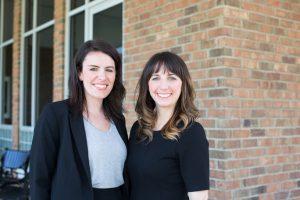 ​​​​​​​R. Riveter cofounders, Cameron Cruse (left), Lisa Bradley (right)