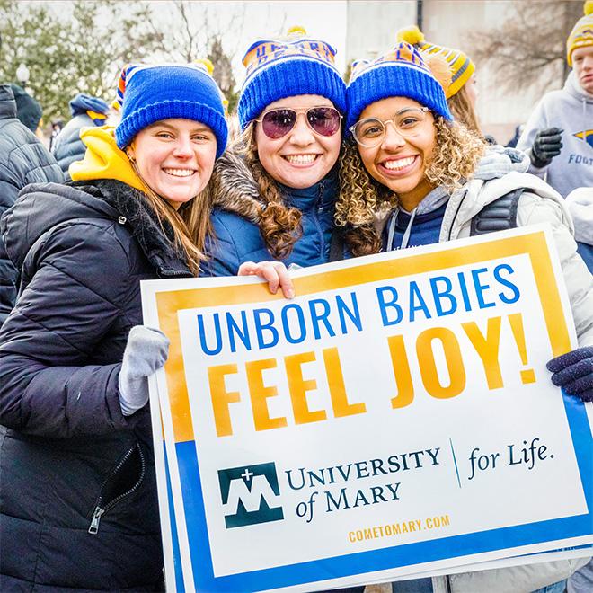 Students at the March for Life