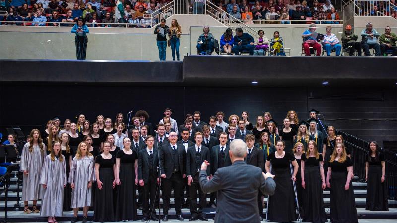 Concert Choir at the Event Center