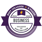 Colleges of Distinction Business Seal