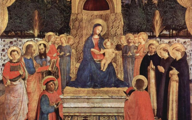 Fra Angelico San Marco Altarpiece painting