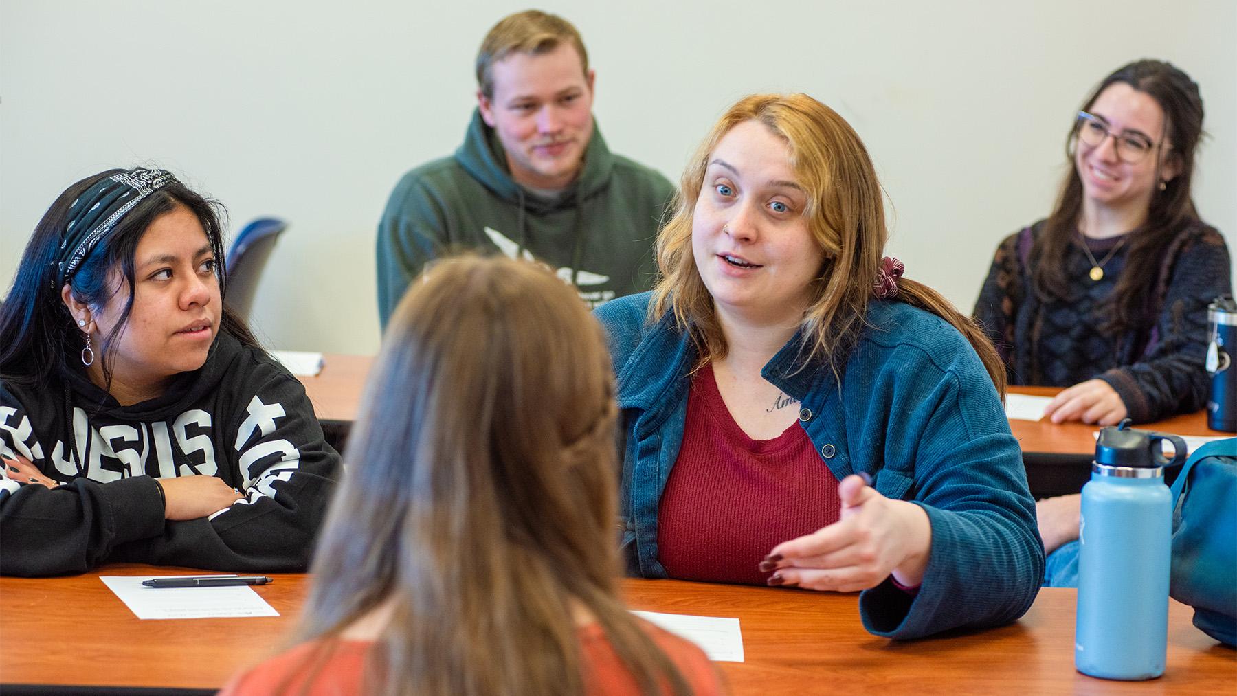 Students in a Social Work Class