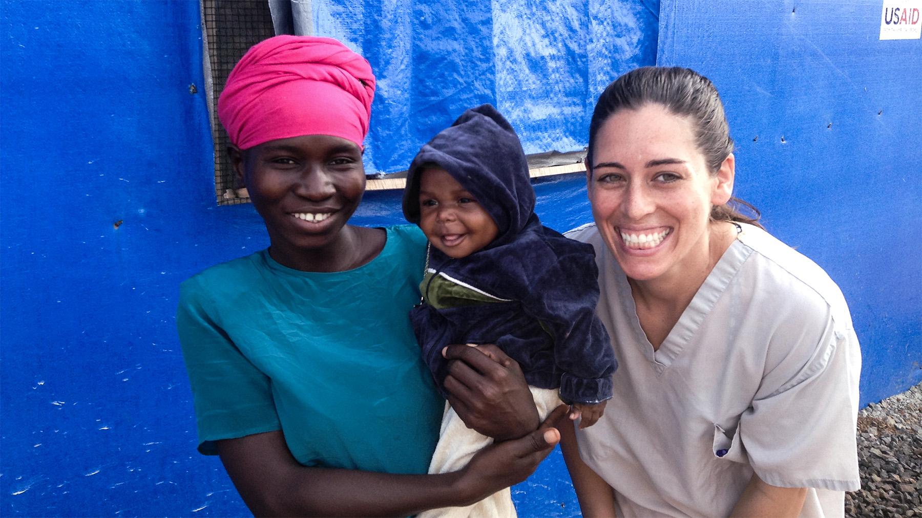 Suter's patients being discharged after surviving Ebola in Liberia.