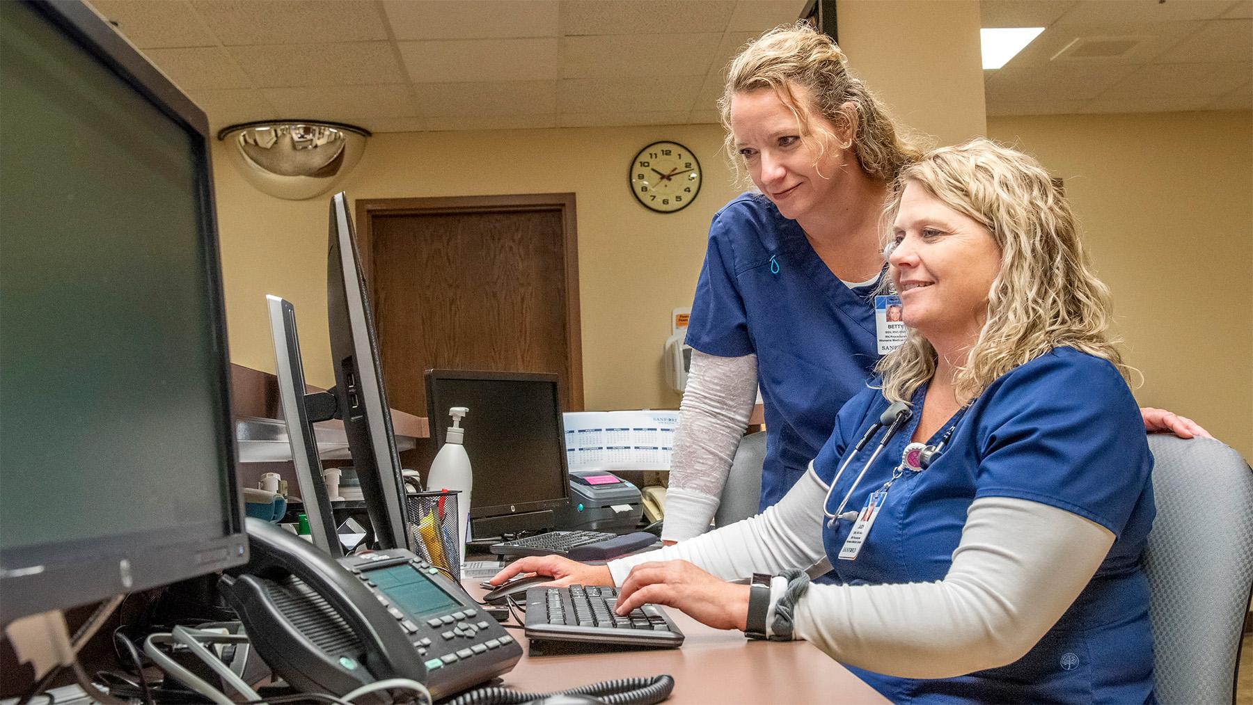 Nursing Students at Sanford Health